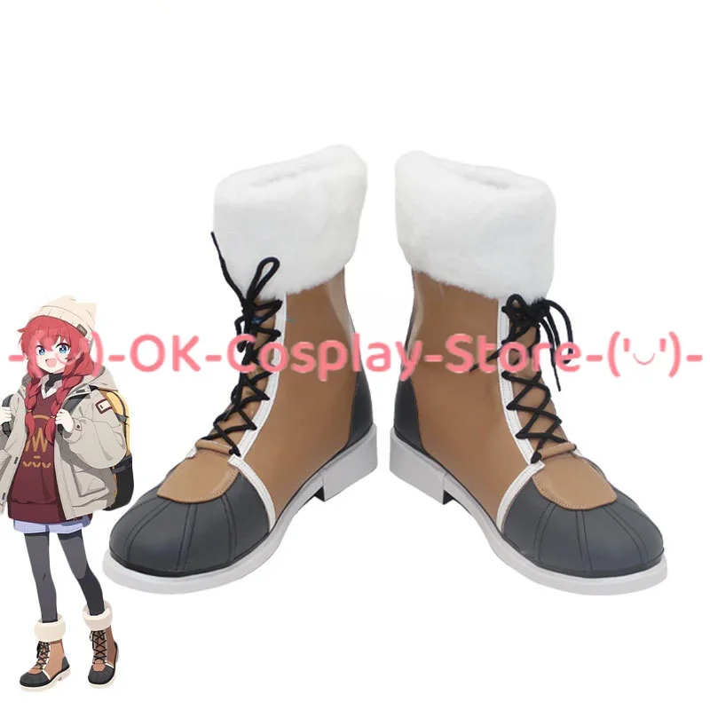 Maki Konuri Cosplay Shoes Game Blue Archive Cosplay Props Halloween Carnival Boots Anime PU Leather Shoes Custom Made