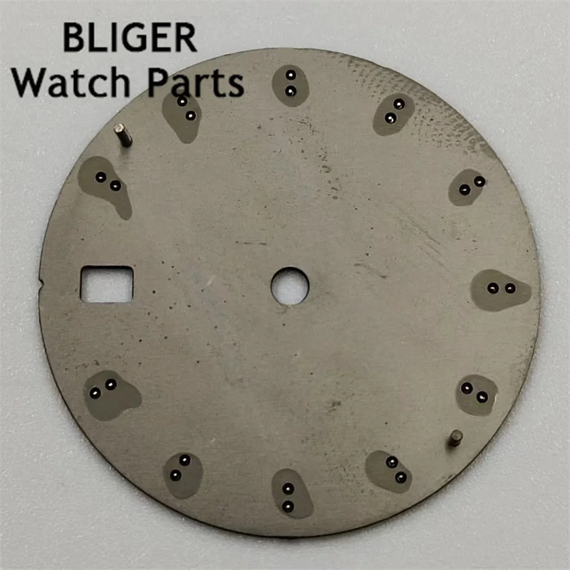 BLIGER 29 مللي متر ساعة بقرص أسود أخضر أزرق بني متدرج اللون قرص C3 أخضر مضيء مناسب NH34 NH35 NH36 حركات