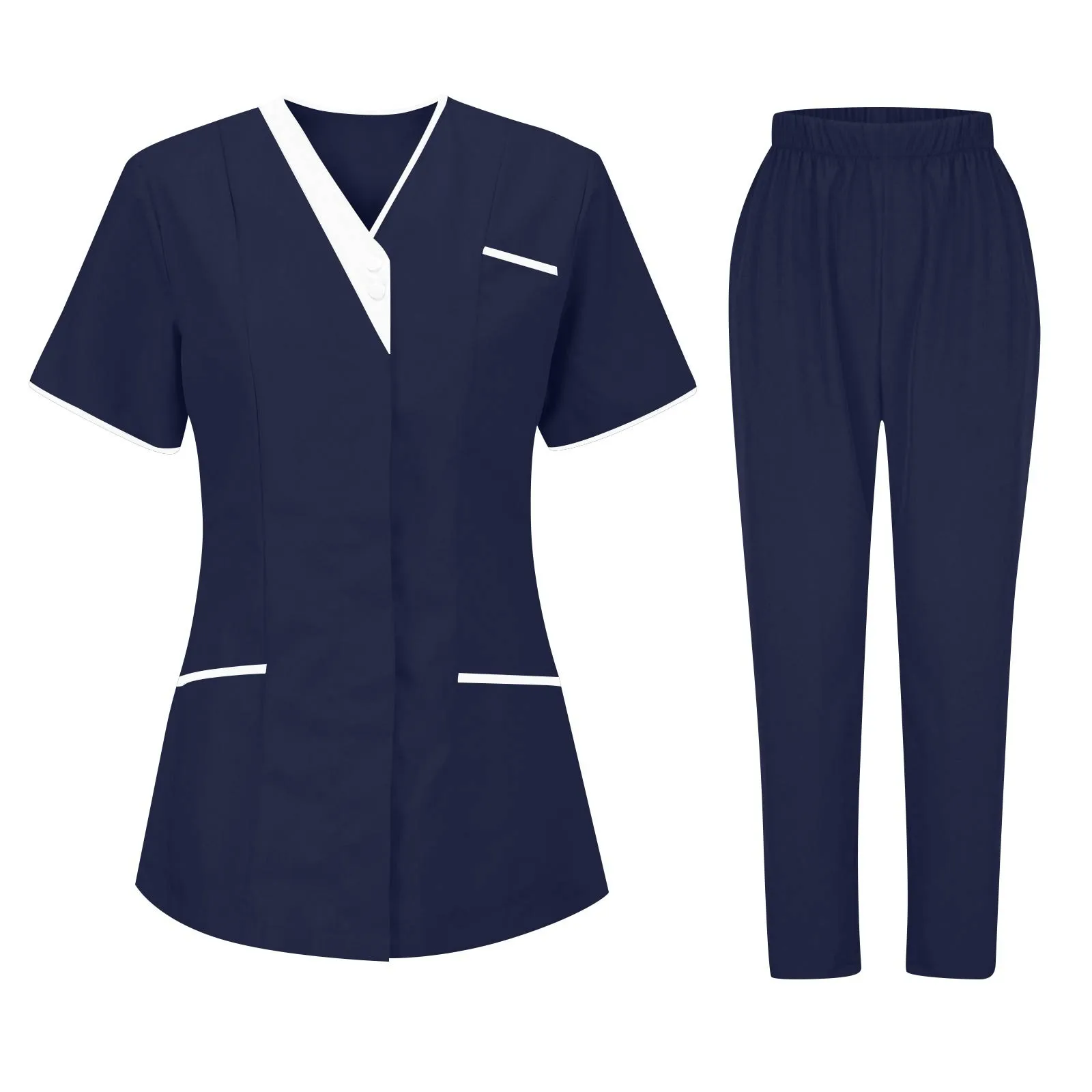 Accesorios hospitalarios, ropa de trabajo para médico y dentista, conjunto de ropa de trabajo, pantalones superiores de Spa, venta al por mayor, uniforme médico para quirófano