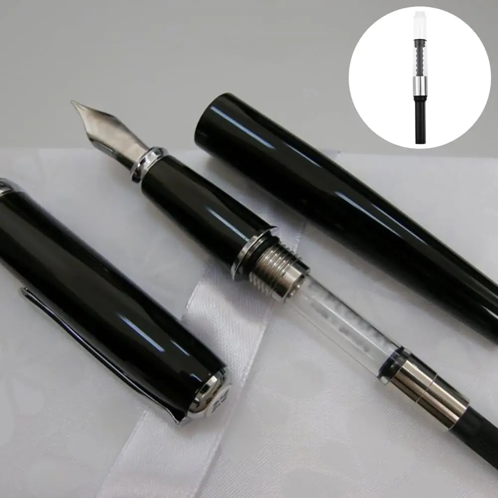 6 PACK Black  Fountain Pen Ink Converter,   Fountain Pen Ink Converter, Fill InkAbsorber Resistant and  Writing and Correction S