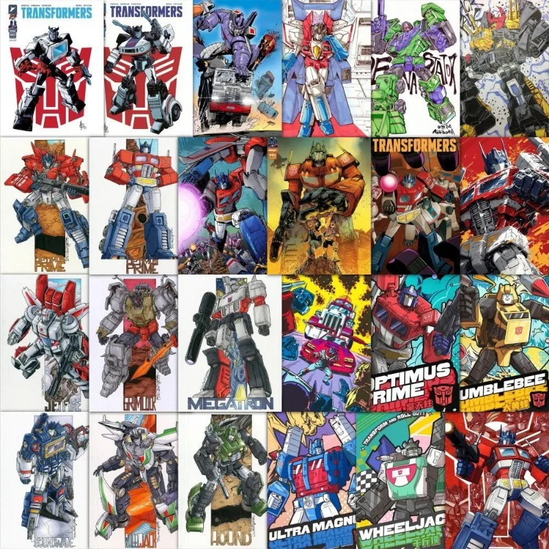 60PCS Transformers Stickers Optimus Prime Megatron Soundwave Bumblebee Notebook Mobile Phone Computer Toy Stickers Wholesale