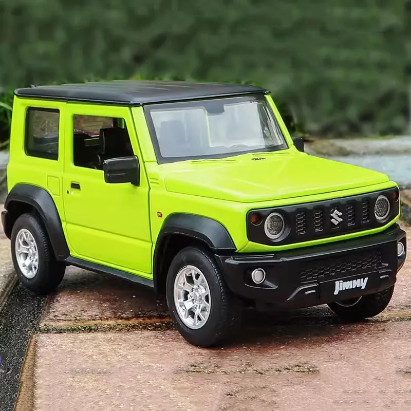 1/24 SUZUKI Jimny Toy Car Model Alloy Diecasting with Sound Light Pull Back Function Toys Vehicle Models Adult Collectible Gifts