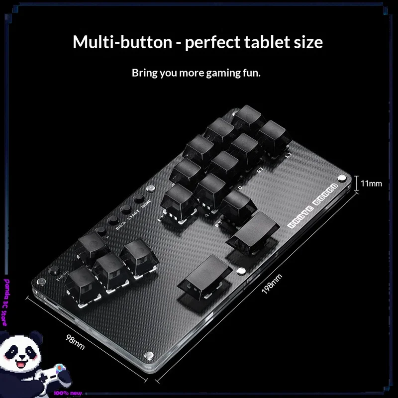 

Hitbox Haute42 Fighting Keyboard Игровой контроллер Switch ПК Android Ps Acrade Steam Deck Street Fighter Игровая консоль серии 6b