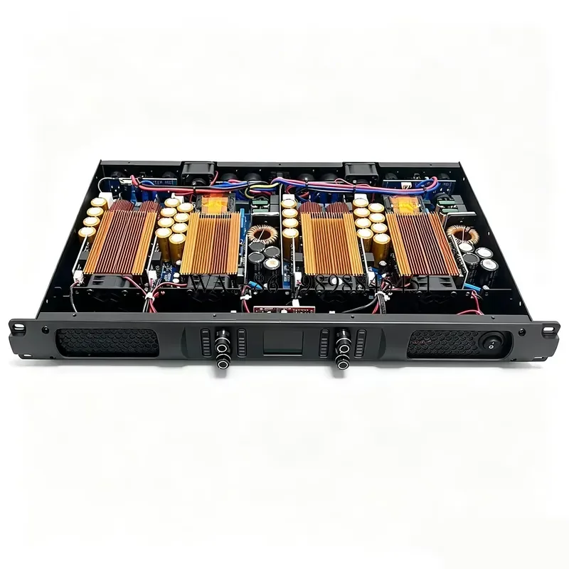 WMWMNU 1U Class D 4x1300W Professional Digital Amplifier (OEM/ODM Supported) Suitable for KTV, Stages, and Parties