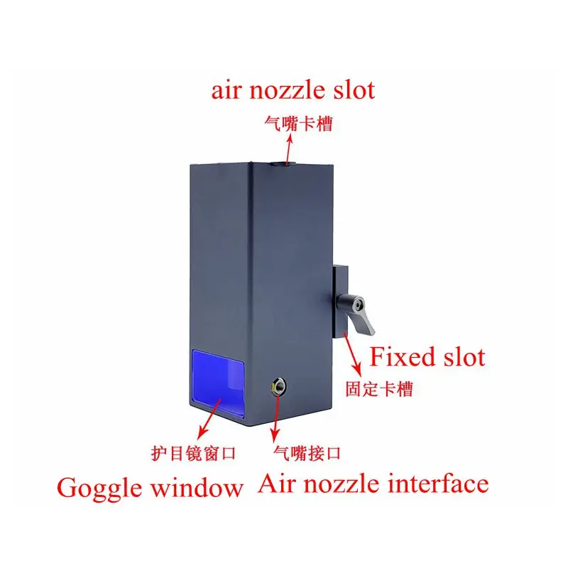 445nm 20W Blue Engraving Cutting Laser Module 24V Input  Adjustable Nozzle