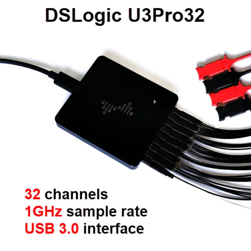 

TZT 16-канальный логический анализатор 1 ГГц частота выборки USB 3,0 полоса пропускания 5 Гбит/с максимальный DSLogic U3Pro16/32