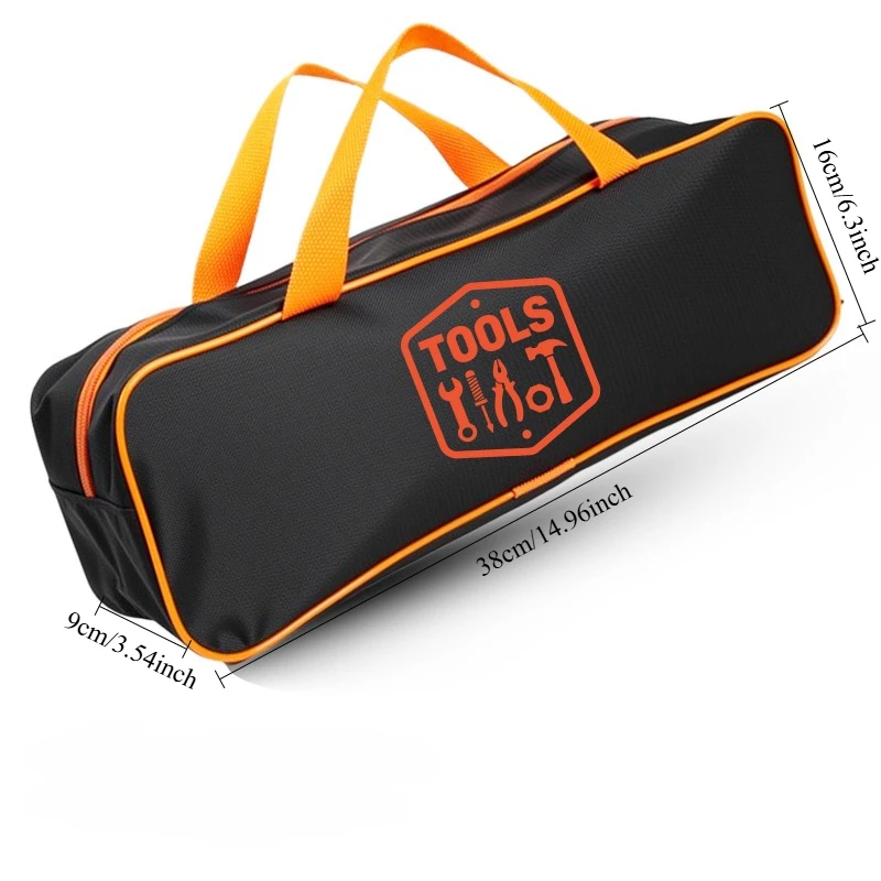 Durable Oxford Cloth Tool Storage Bag Multi Pocket Design Hand Tools Organizer For Daily Home Repair Hardware Accessories