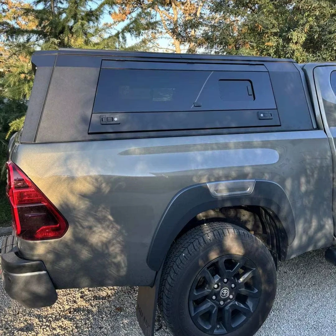 

Hot Sale Lightweight Aluminum Alloy 4x4 Waterproof Locking Truck Topper for for Xtra Cab