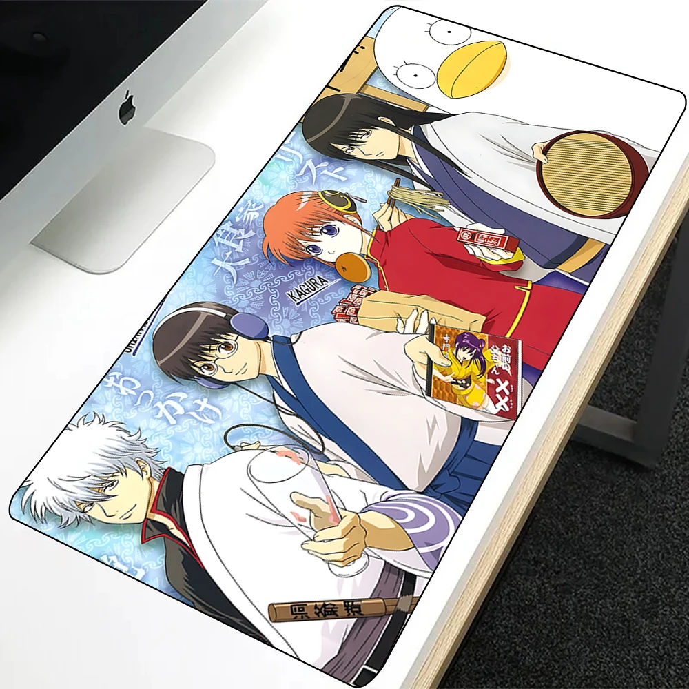 Gintama Mousepad HD Printing Computer Gamers Locking Edge Non-slip Mouse Pad XXL90x40cm Keyboard PC Desk Pad