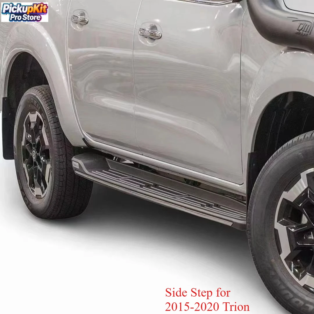 

Stealth Steel Running Board Pickup Truck Side Step Pedal Footboard for 2015-2020 Trion Car Accessories