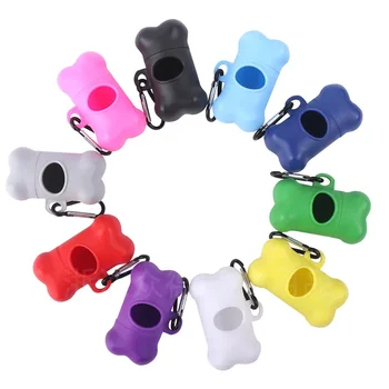 Bone Shape Dog Poop Bag Dispenser 1