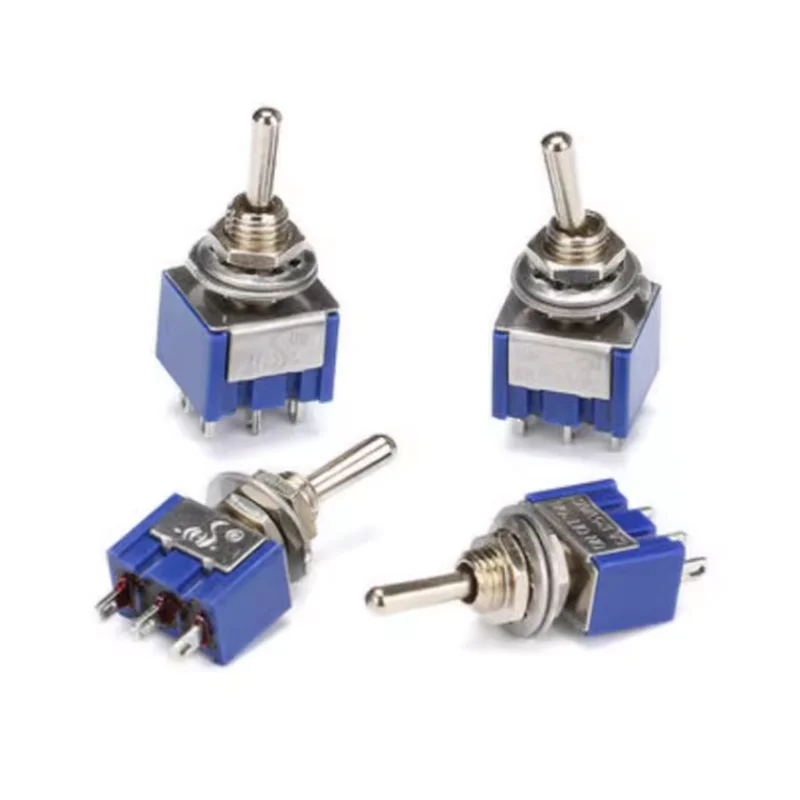 

Тумблер Мини-переключатели 2-позиционный 3-позиционный переключатель с фиксацией MTS-101/102/103/202/203 ВКЛ-ВЫКЛ ON-ON SPDT ON-OFF -ON SPDT DPDT