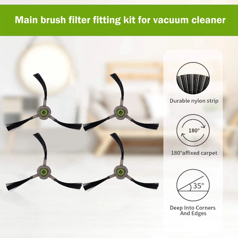 Cepillo lateral para aspiradora, filtro Hepa para Lefant M210, M210S, M210B, M213, accesorios de piezas de aspiradora robótica