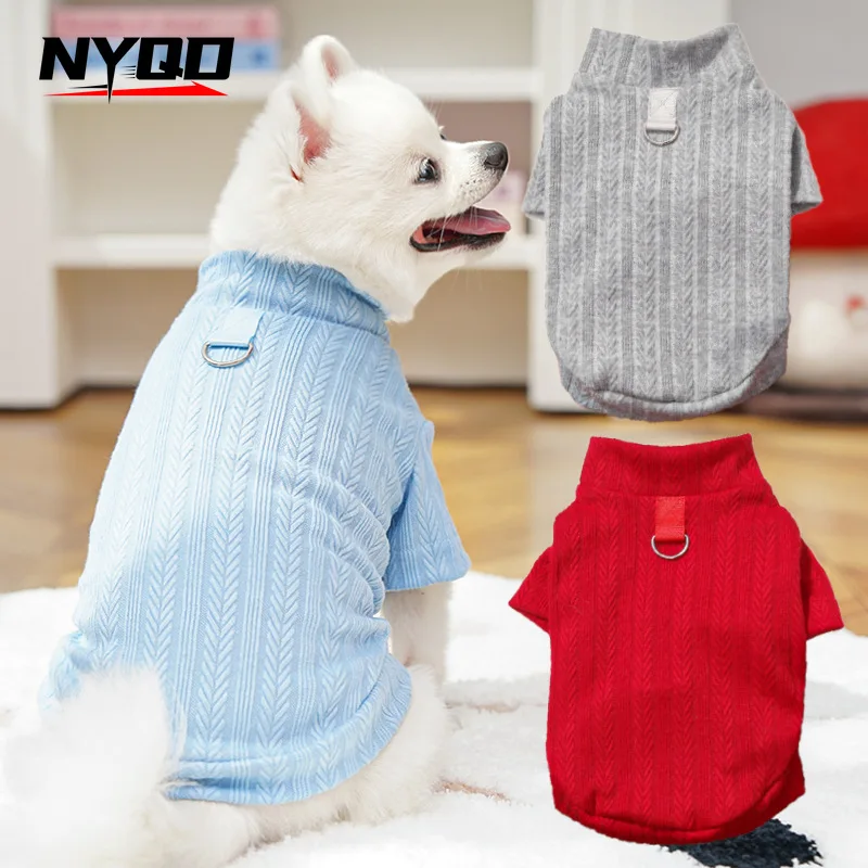 

Эластичный базовый свитер для собак на осень и зиму, одежда для кошек, товары для животных