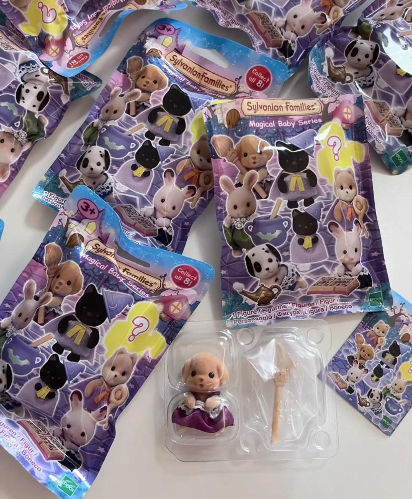 Sylvanian Families Blind Box Baby Mini Figure Magic Baby Forest Family Mystery Box Borsa fortunata Regali di compleanno carini per i bambini