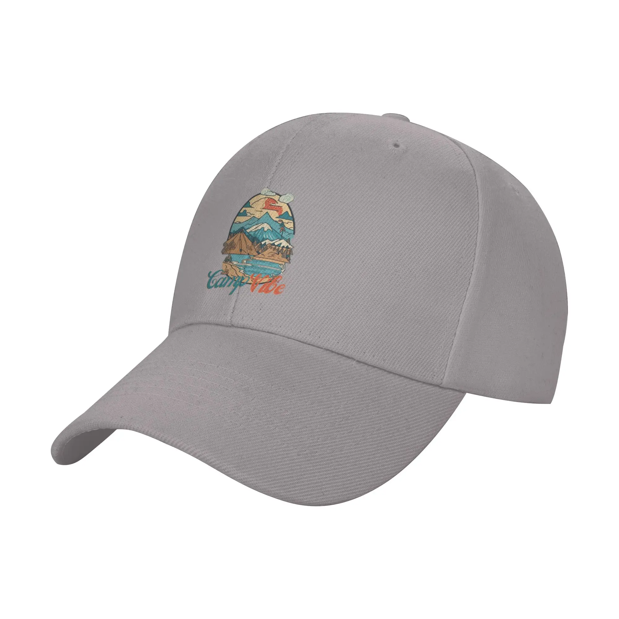 Hot Sale Retro Mountain Camp Vibe Baseball Cap  Relaxed Fit Hats For Women  Running Hats For Women
