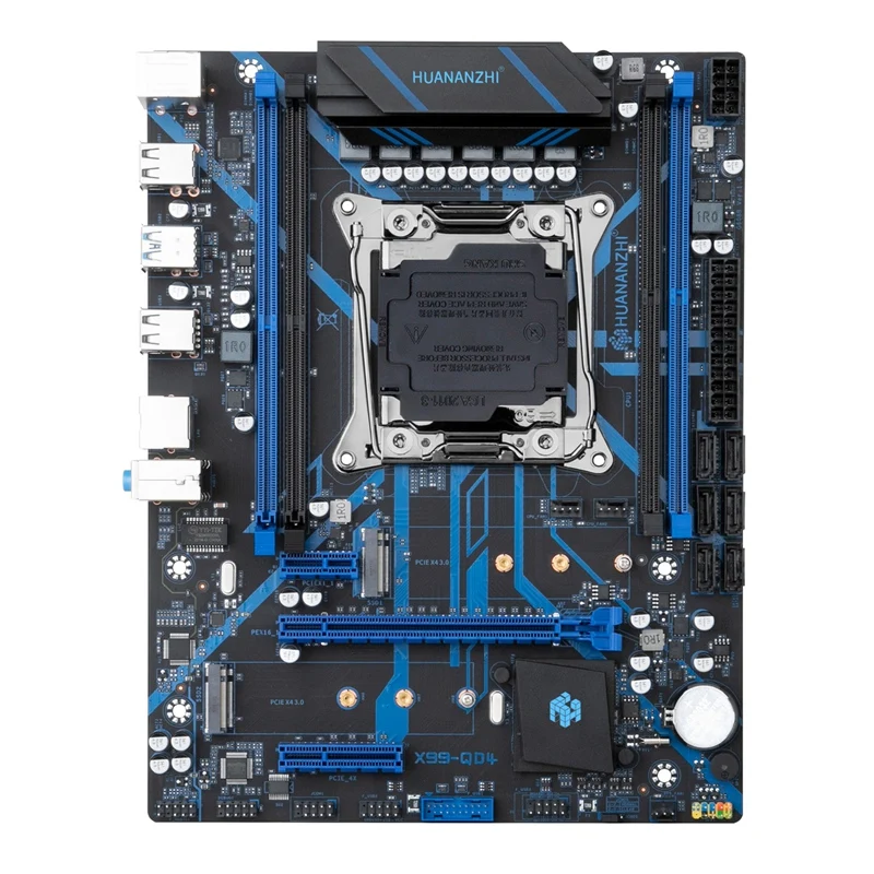 

Материнская плата HUANANZHI X99-QD4 поддерживает процессор Intel LGA2011-3 поддерживает 4-канальную память DDR4 2400/2133/1866 МГц