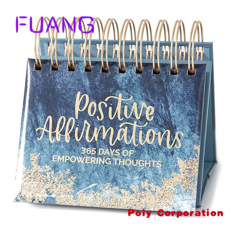 Calendrier de bureau personnalisé avec citations inspirantes, non daté et perpétuel, motivation, 03, calendrier, 03, Flip