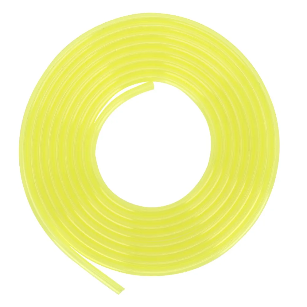 Durable Plastic Fuel Hose Pipe Yellow Universal Fuel Line Tube Compact Small Engine Fuel Line