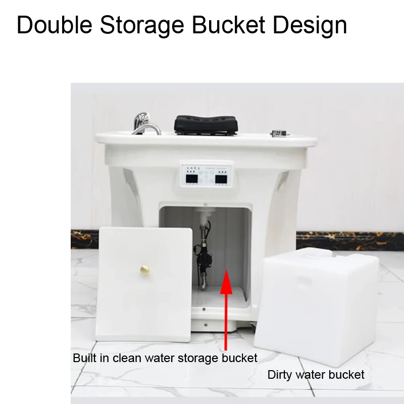 2025 ใหม่ล่าสุดมือถือ Minimalistic แชมพู Chais Hairdressing น้ําไหลเวียนโลหิตแชมพูเก้าอี้ความงามหัวสปา Chuveiro เฟอร์นิเจอร์