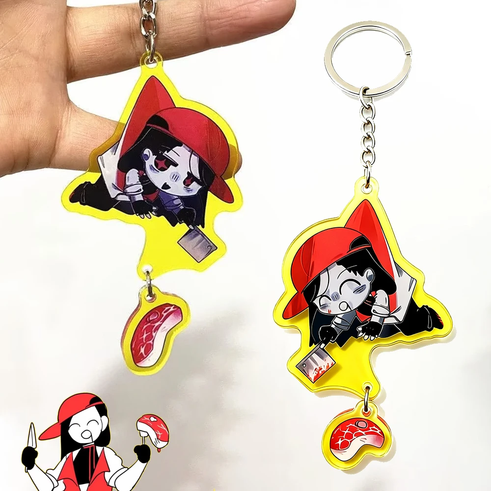 Anime Yi Xi boucher vanité Cosplay porte-clés acrylique porte-clés double face porte-clés sac à dos décoration Halloween accessoire