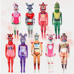 Glamrock Freddy Children's Costumes Holiday Party Teddy Bear Character Cosplay Party Costumes