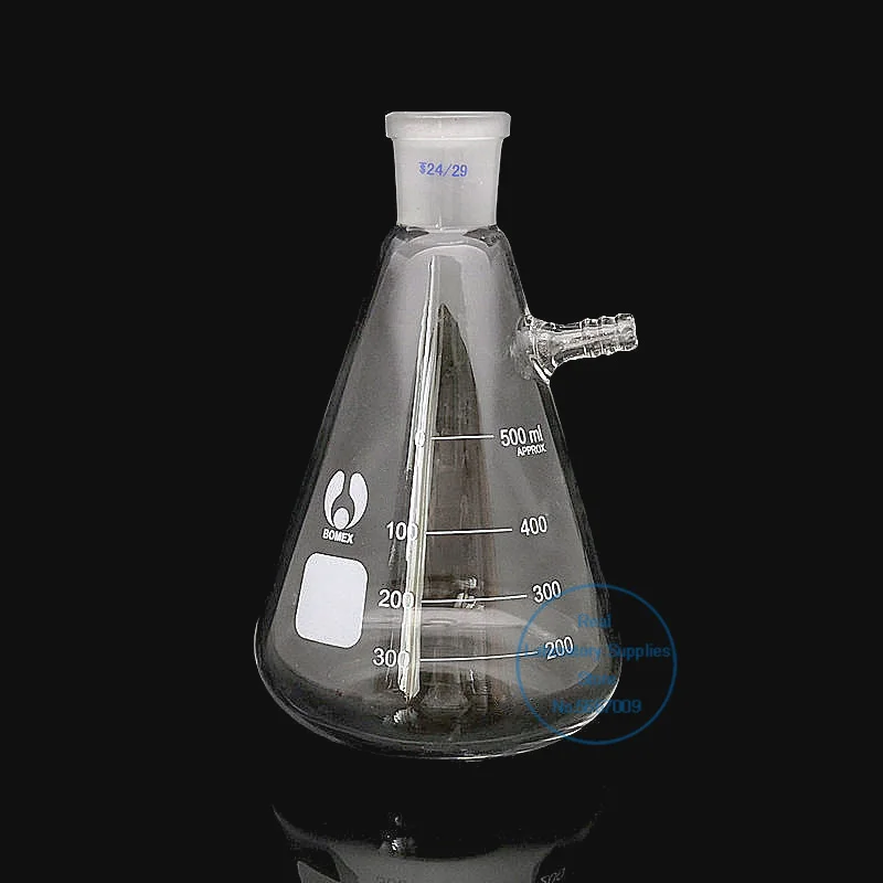 1PCS 50ml tot 2000ml Glas Vacuüm Slijpen Mond Filtratie Zuigkolf Laboratorium Filter Fles