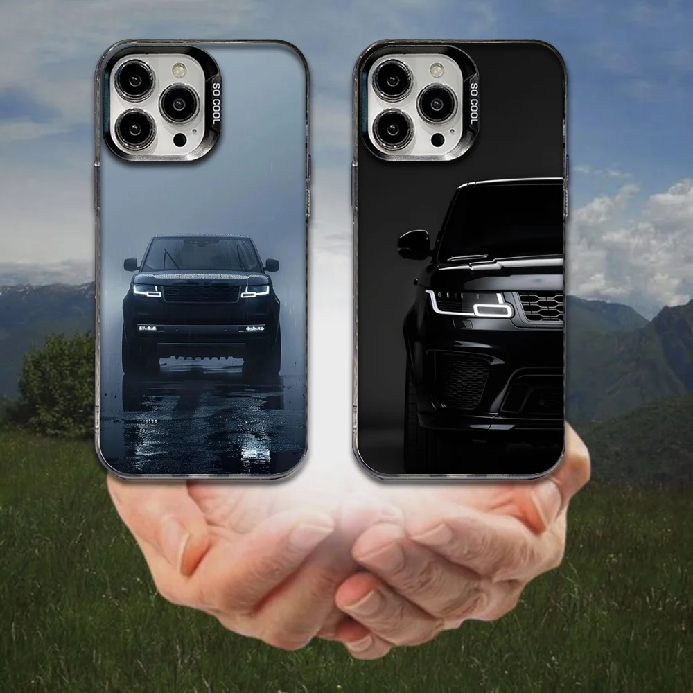 

R-Range Roveres Sport Car Phone Case For iPhone 16,15,14,13,12,11,8,7,Pro,Max,Plus,Mini,XS,SE Anti Fall Black Matte Hard