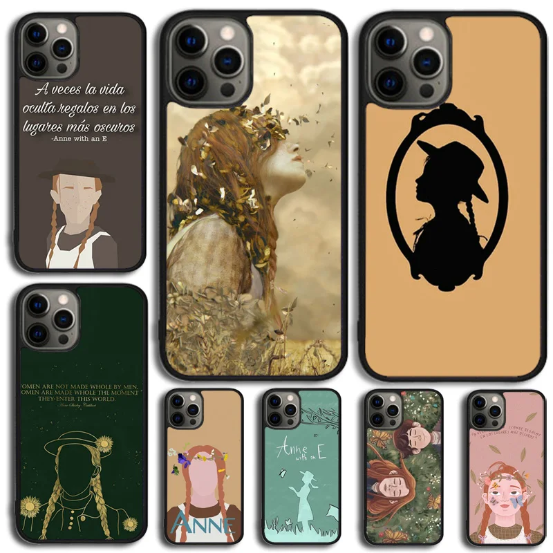 Anne with an E Phone Case Cover For iPhone 15 16 14 Plus 11 12 mini 13 Pro Max Apple X XR XS max