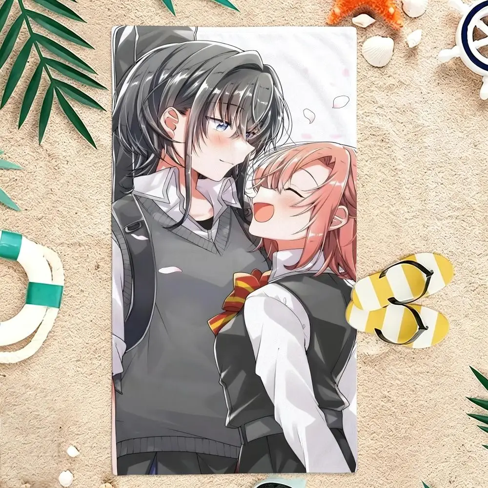 Romance Manga K-Koi to Utatane Towel Microfiber soft Beach Towel for Travel Fitness Sauna Bathing Camping