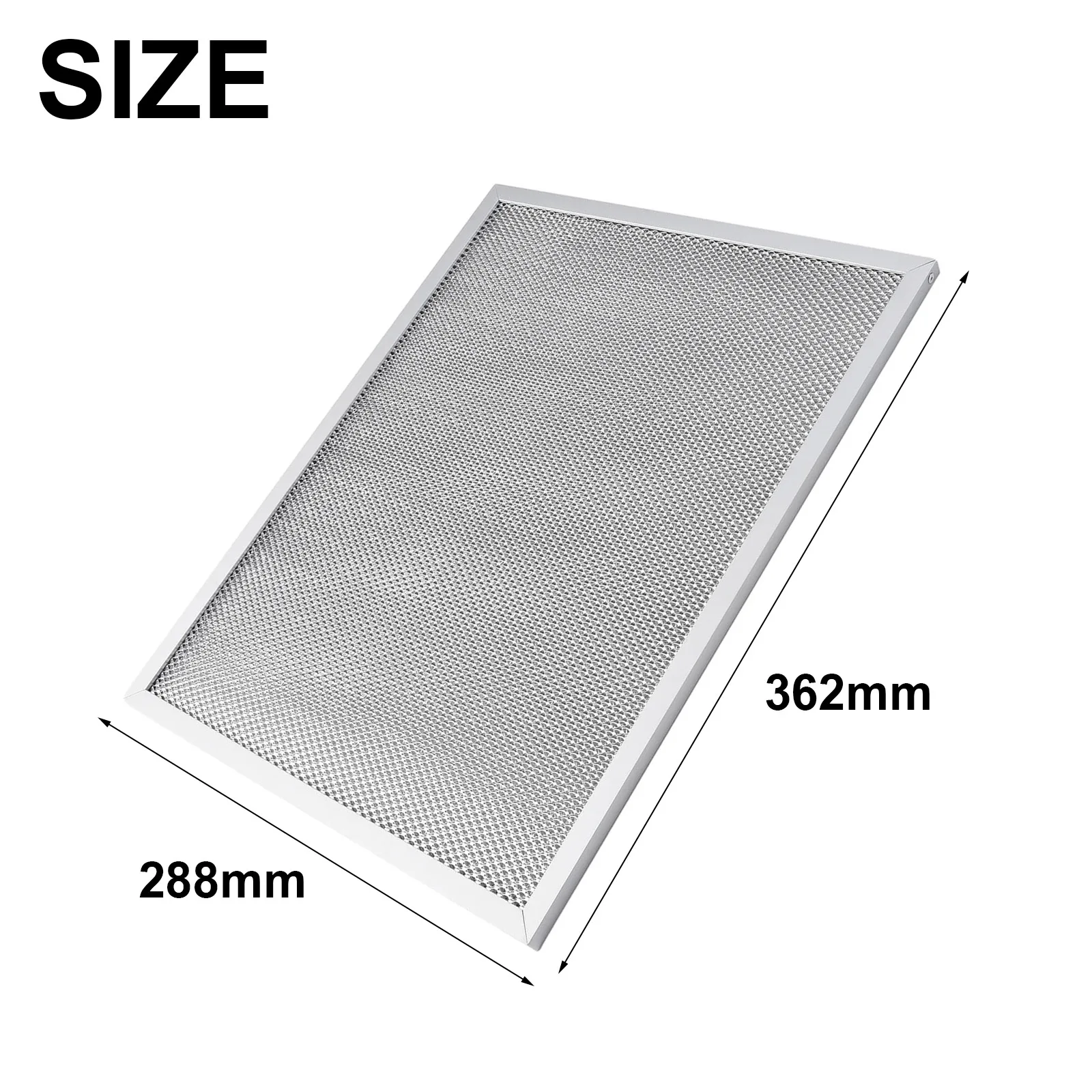 Replacement Aluminum Filter for CHEF A1260/A1290 RF2A60/RF2A61/RF2A90/RF2A91/RF3A60/RF390 For Robinhood 288X362mm