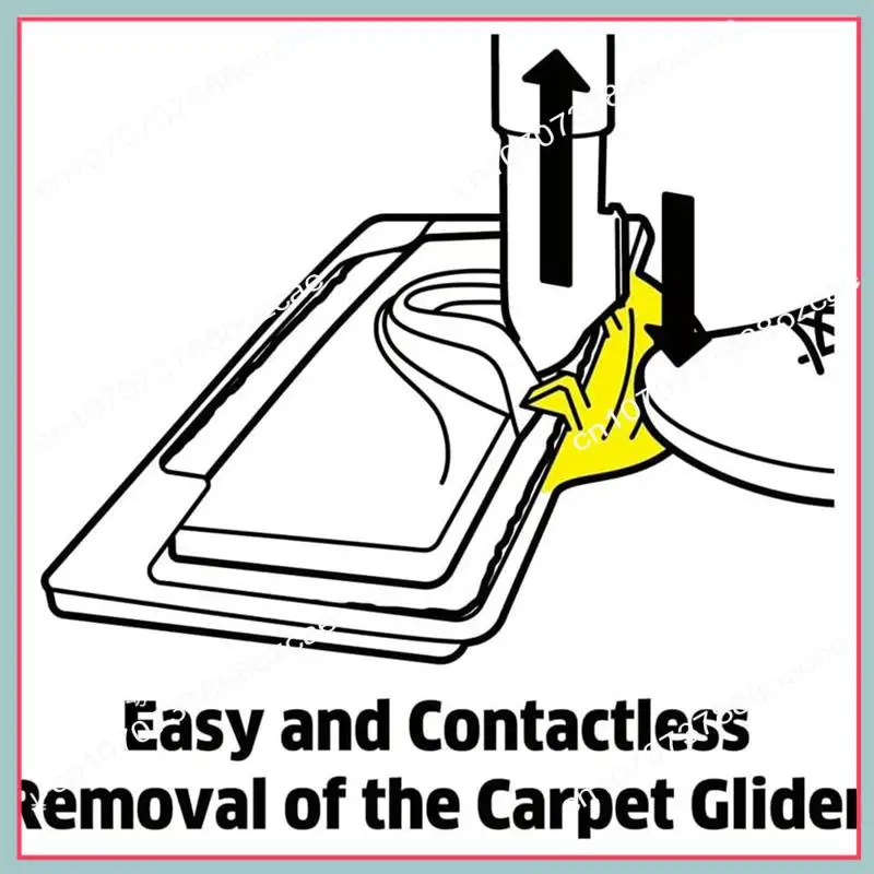 A26P 카펫 글라이더 Karcher Easyfix SC2/SC3/SC4/SC5 스팀 청소기 교체 바닥 노즐 부착용 마이크로 화이버 걸레 천