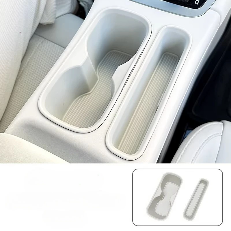 For Geely EX2 / Proton EMA S 5 2026 Silicone Cup Holder Storage Box Center Console Organizer Insert Tray Anti-Slip Cup Holder