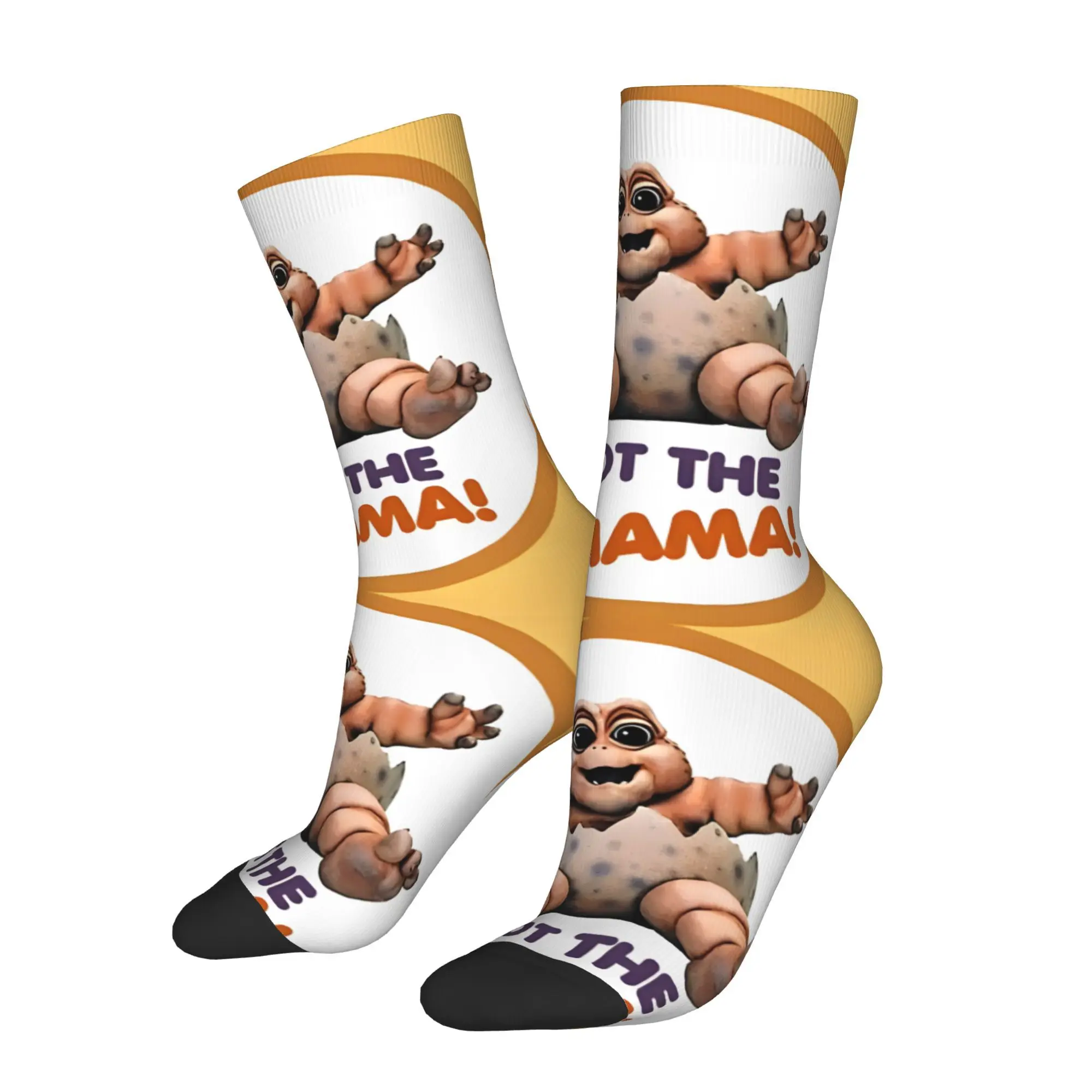 

Забавные носки для мужчин с рисунком динозавров в стиле хип-хоп, винтажные носки с принтом «Счастливое качество», повседневный подарок