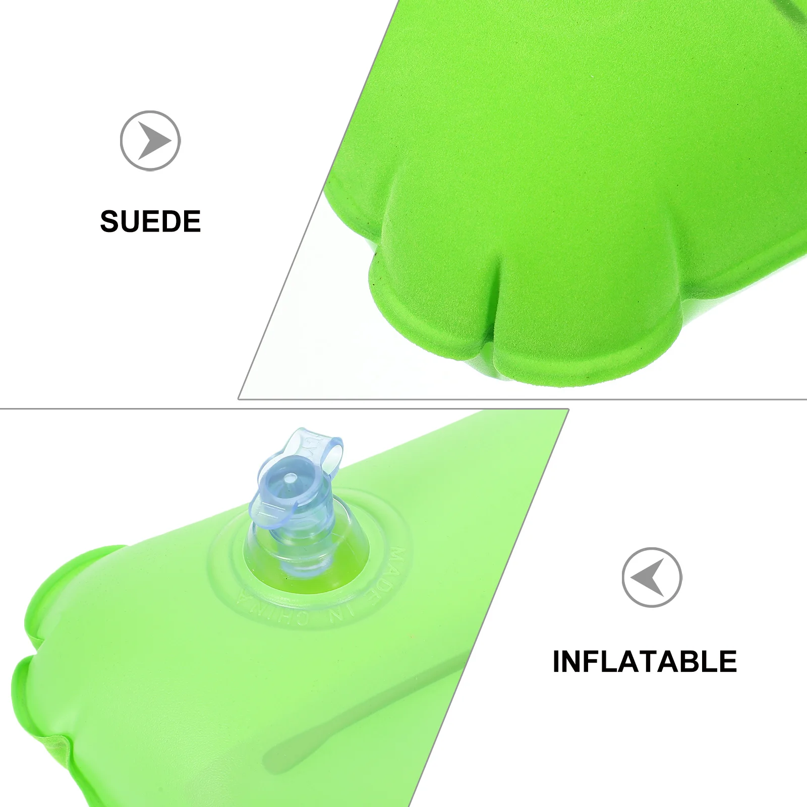 

1pc Inflatable For Travel Camping Thickened Portable Sleeping Pillow Breathable Comfortable Outdoor Resting Pillow Office Bed
