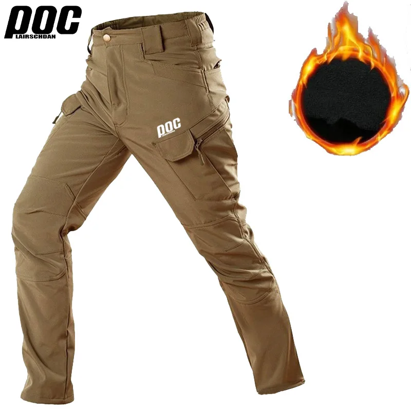 LairschDan POC Men Breathable Warm Trousers Bike Cycling Winter Long Pants MTB Downhill Windproof Pants Culote Ciclismo Invierno