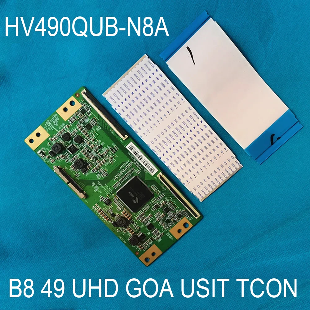 Płyta T-CON LVDS HV490QUB-N8A B8 49 UHD GOA USIT TCON 20160403   Płytka logiczna przeznaczona dla LT-49HW97U 49PUF7071/T3 49PUS7803/12 49UF2500A