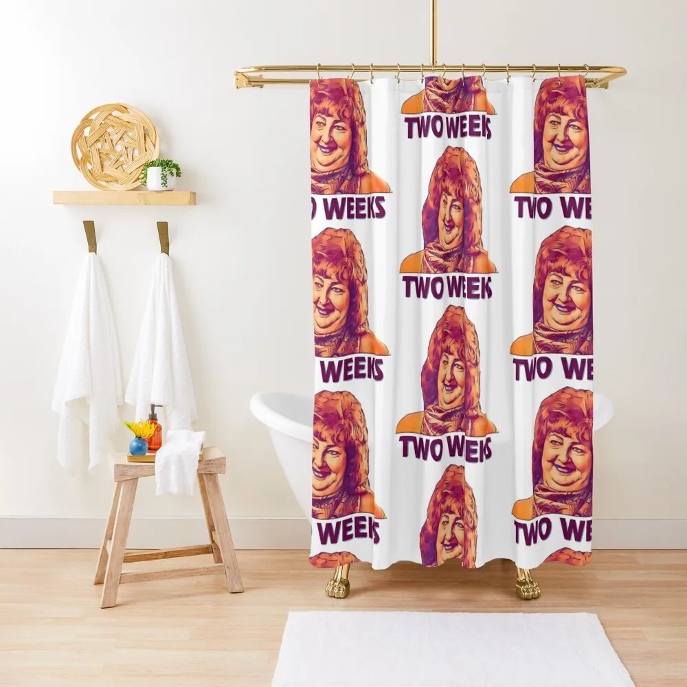 

Два недели-занавеска для душа Total Recall, водонепроницаемая ткань, душ для ванной комнаты, занавеска для ванной комнаты