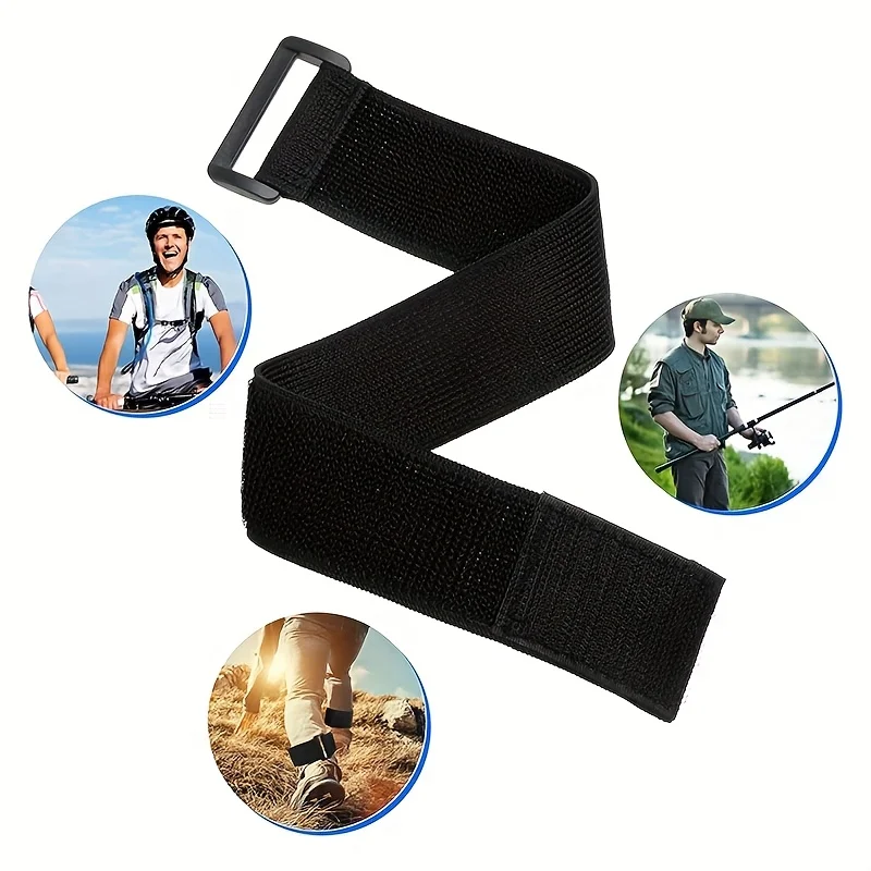 Correas elásticas para cincha, correa de almacenamiento con gancho y bucle con hebilla, brida para Cable de extensión, organización de cuerdas, 5/10 Uds.