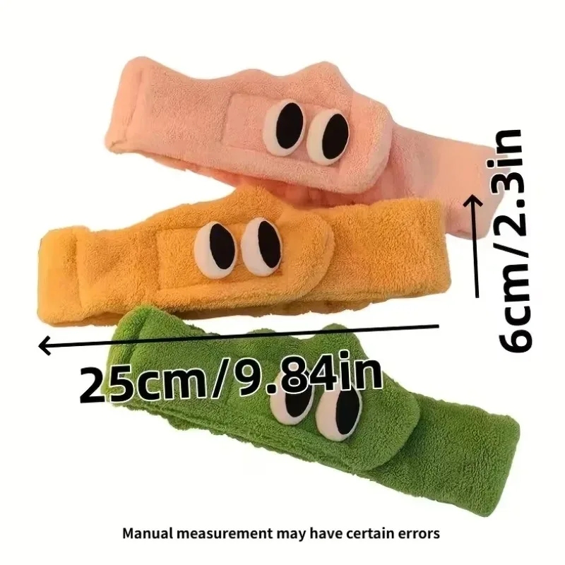 A Cute Cartoon Eye Hair Band for Women,Adjustable, Suitable for Washing The Face and Applying Makeup As A Hair Accessory
