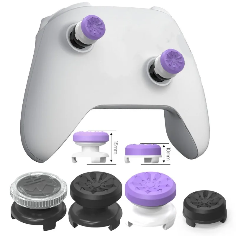 2PCS Silicone High-Rise Analog Stick Caps Cover for Xbox Series X/S Controller Soft Caps Thumb Grip Caps for Xbox Series