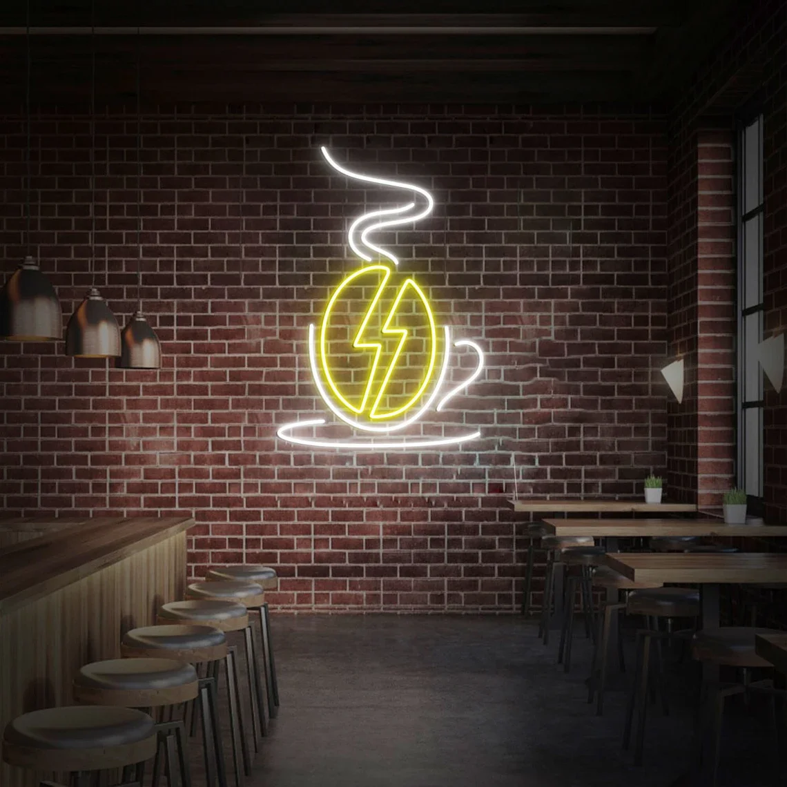 

Coffee Bean Neon Sign Coffe Bar Business Shop Wall Art Kitchen Decor Cafe Club Wall Decor Hanging Living Room Game Room Bedroom