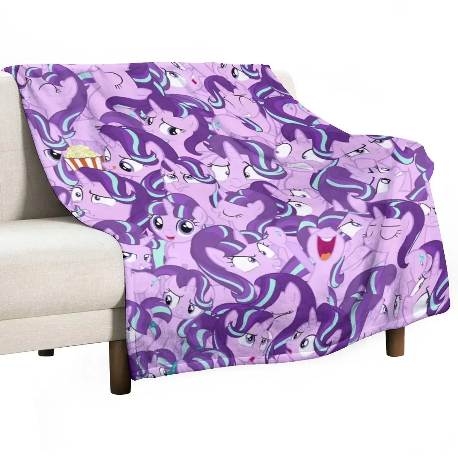 Starlight Glimmer Mess Throw Blanket Personalized Gift Retros Plaid Multi-Purpose Blankets