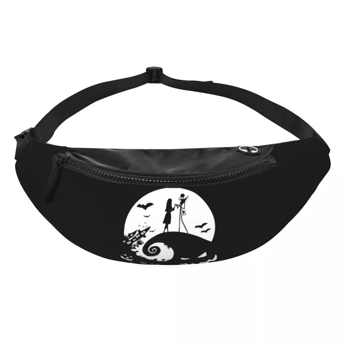 

Поясная сумка Custom Jack Anime S-Skellingtones для женщин и мужчин, сумка через плечо для путешествий, велоспорта, телефона и денег