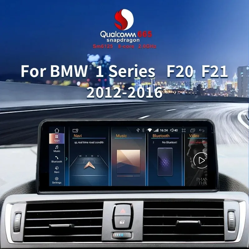 

Новый беспроводной Carplay-экран Android 14 для 1 серии F20 F21, автомобильный радиоприемник 2012-2016, NBT, мультимедийный плеер, GPS-стерео