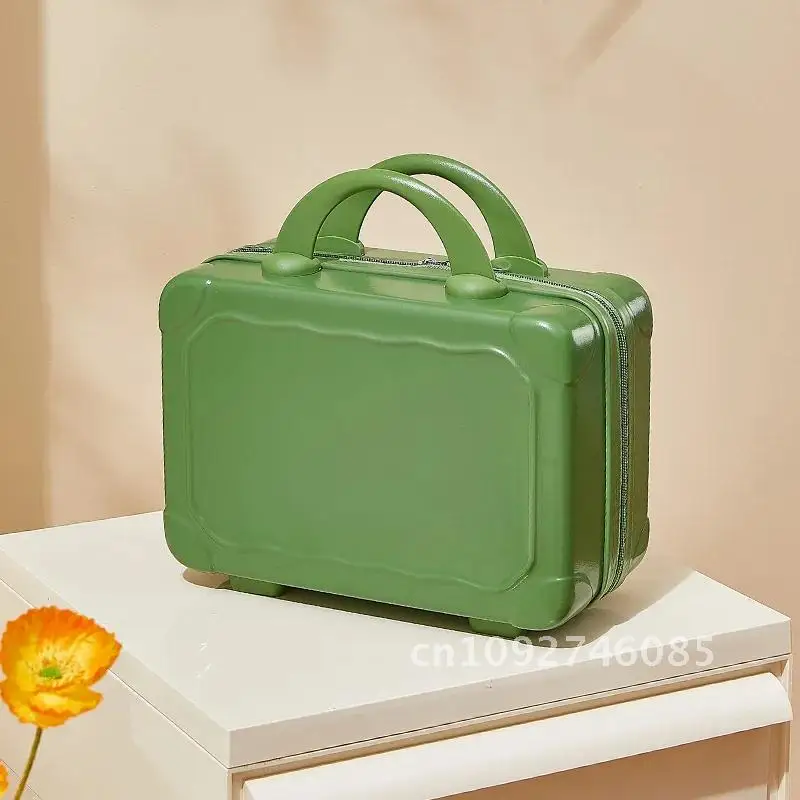 Suitcase cosmetic bag women's small box zipper suitcase