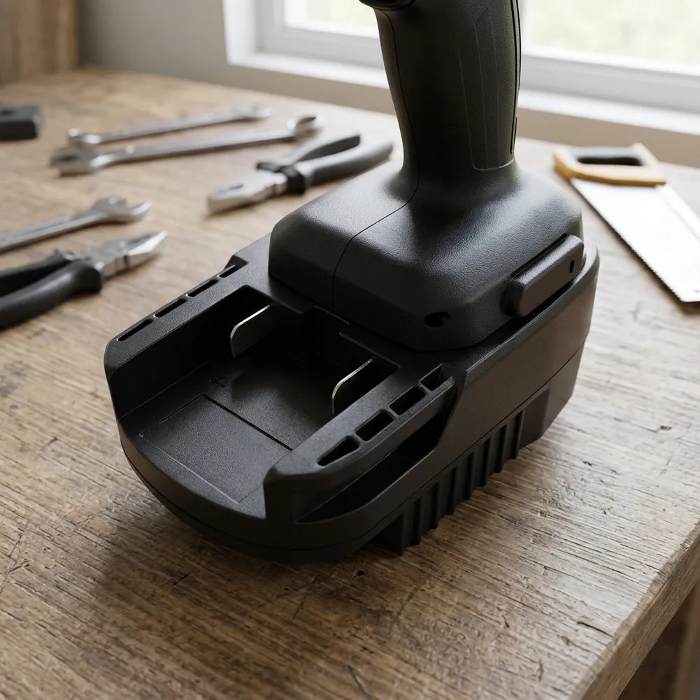 Cordless Power Adapter 18V Tool Adapter Precise Voltage Matching Lightweight Engineering Plastic Compact And Portable Design