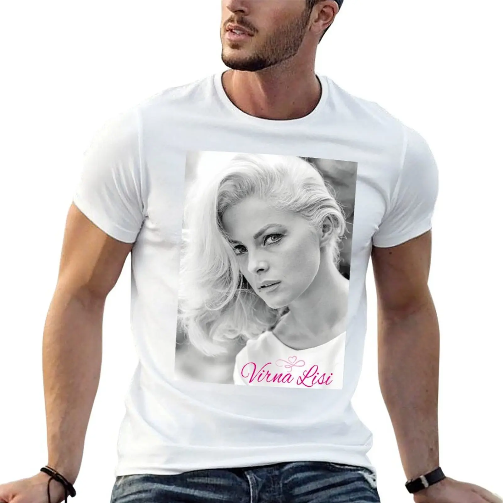 Футболка Virna Lisi, базовая повседневная одежда, топ с короткими рукавами