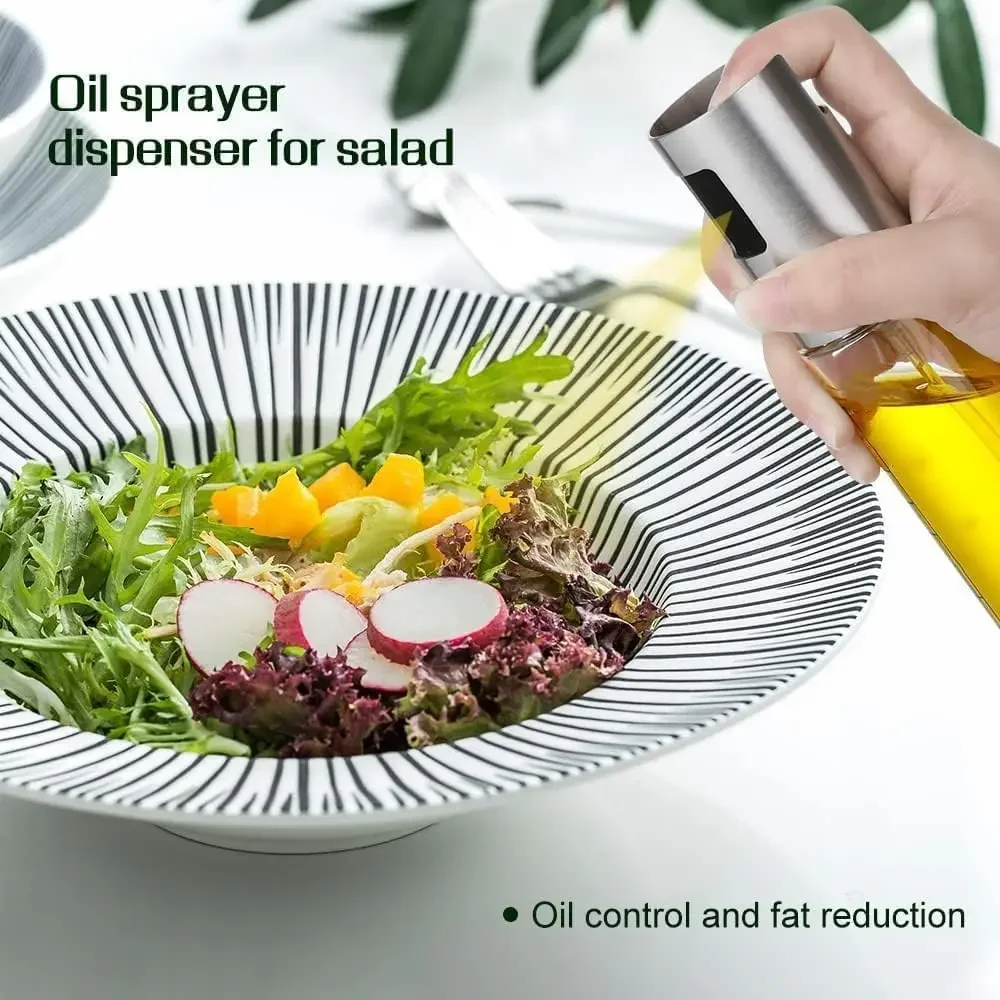 100 milliliters of household stainless steel barbecue olive oil spray diffuser kitchen spray bottle vinegar fuel injection tank