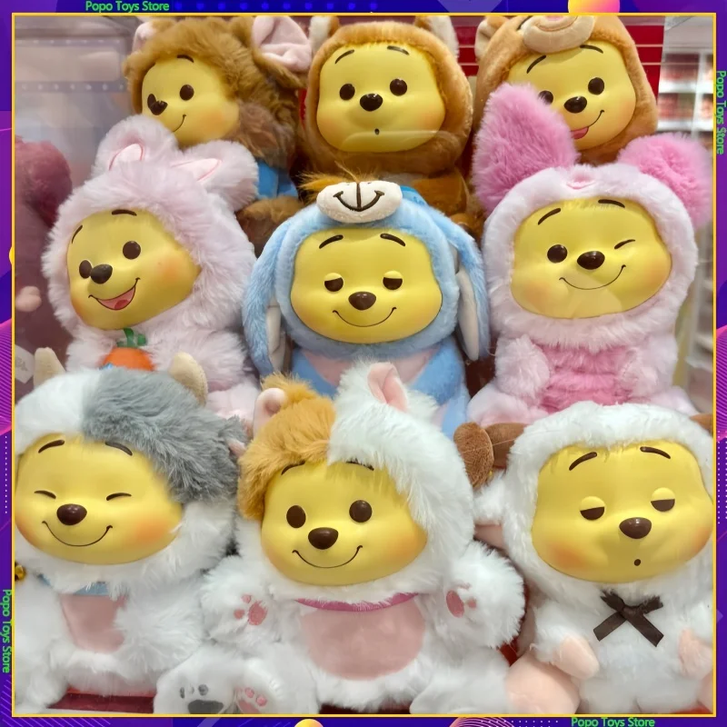 

Новая серия Винни-Пух, озорная вечеринка, виниловая кукла, слепая коробка, игрушки, подвеска, милая кукла Винни-Пух, детские украшения, праздничный подарок